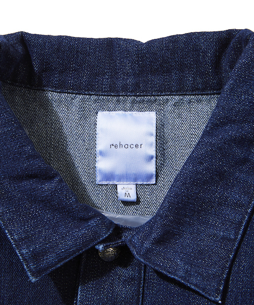 rehacer（レアセル）の「rehacer : Flower Denim Jacket / フラワー デニム ジャケット（デニムジャケット・メンズ・インディゴブルー・SMALL/MEDIUM/LARGE）」の6枚目の写真