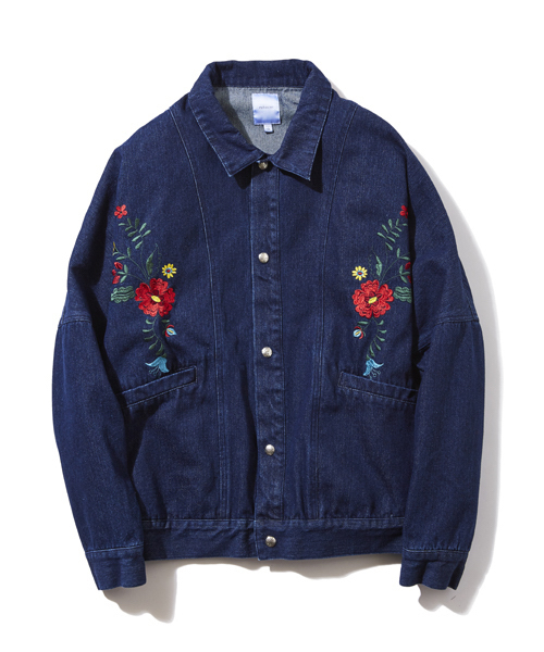 rehacer（レアセル）の「rehacer : Flower Denim Jacket / フラワー