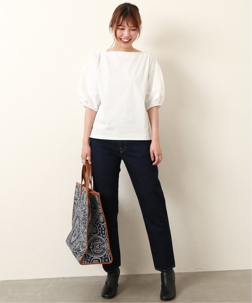 journal standard L'essage(ジャーナルスタンダードレサージュ)の「トリコットボートネックブラウス◆(シャツ/ブラウス・レディース・ホワイト/ブラック/ベージュ・FREE)」の15枚目の写真
