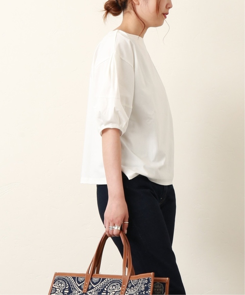 journal standard L'essage(ジャーナルスタンダードレサージュ)の「トリコットボートネックブラウス◆(シャツ/ブラウス・レディース・ホワイト/ブラック/ベージュ・FREE)」の20枚目の写真