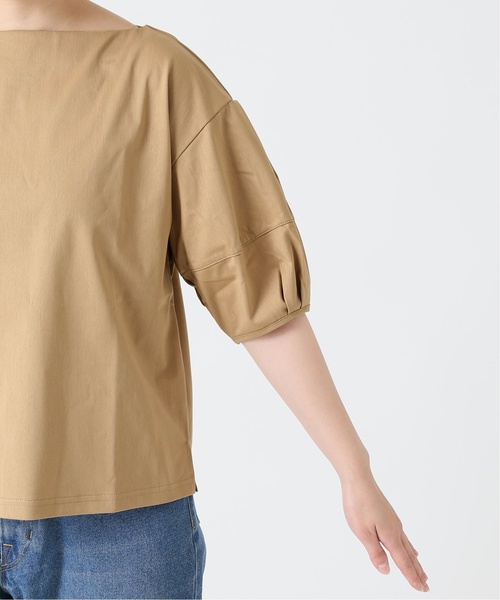 journal standard L'essage(ジャーナルスタンダードレサージュ)の「トリコットボートネックブラウス◆(シャツ/ブラウス・レディース・ホワイト/ブラック/ベージュ・FREE)」の5枚目の写真