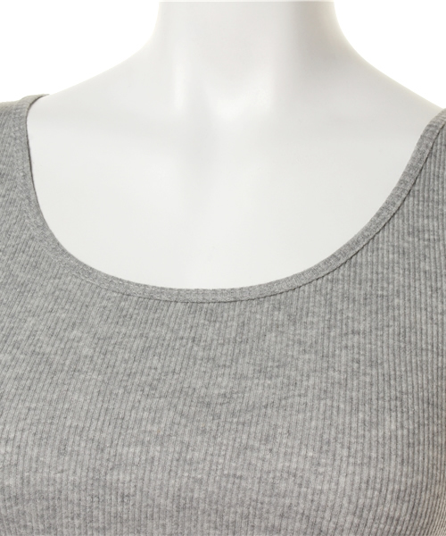 Ray BEAMS(レイビームス)の「Ray BEAMS / ペプラムテレコ タンクトップ(タンクトップ・レディース・ホワイト/ピンク/ライトブルー/シルバー/ブラック・ONE SIZE)」の8枚目の写真