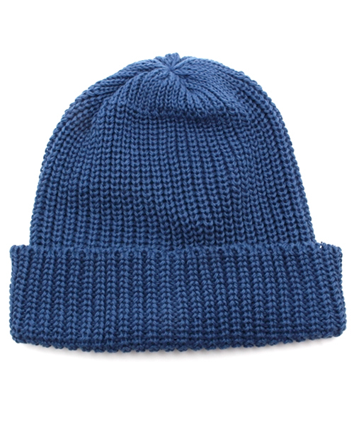 schott（ショット）の「ハイランドクラブ　コットンニットキャップ（ハット・メンズ・ブラック/グリーン/ブルー/レンガ/オレンジ・FREE）」の4枚目の写真