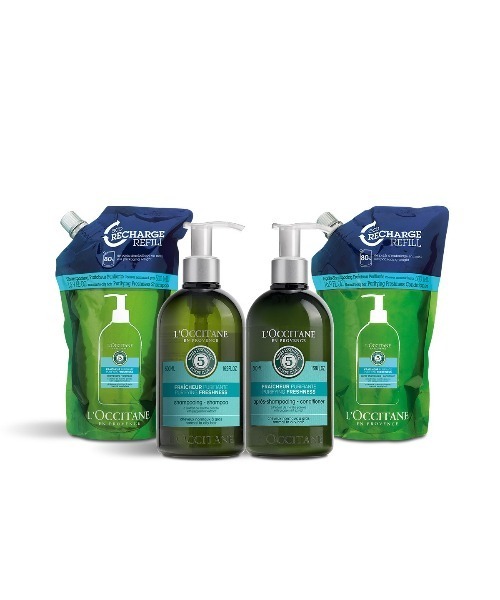 バリュアブル ヘアケアキット ギフトセット L Occitane ロクシタン のファッション ファイブハーブス ボディ ヘアケア ヘアケアキット ギフトセット ピュアフレッシュネス