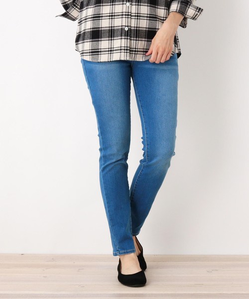裏起毛ウォッシュスキニーデニムパンツ デニムパンツ Shoo La Rue シューラルー のファッション セール パンツ Ss 3l