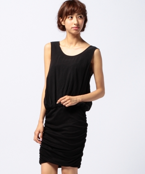 Another Edition（アナザーエディション）の「AE VOILE×CUT OP◆（ワンピース・レディース・ホワイト/ブラック/ライトグレー・フリー）」の3枚目の写真