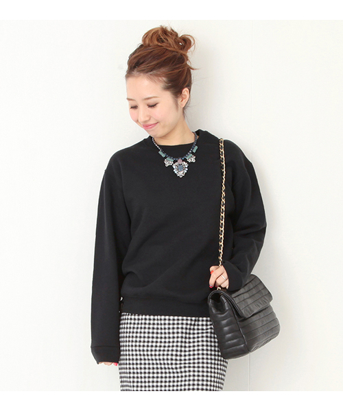 Ray BEAMS（レイビームス）の「LPD NEW YORK CITY×Ray BEAMS /  別注 "83 Coco" スウェット（スウェット・レディース・ブラック・ONE SIZE）」の7枚目の写真