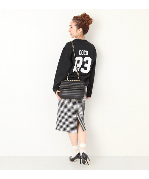 Ray BEAMS（レイビームス）の「LPD NEW YORK CITY×Ray BEAMS /  別注 "83 Coco" スウェット（スウェット・レディース・ブラック・ONE SIZE）」の8枚目の写真