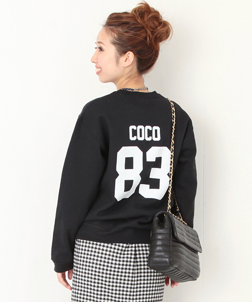 Ray BEAMS（レイビームス）の「LPD NEW YORK CITY×Ray BEAMS /  別注 "83 Coco" スウェット（スウェット・レディース・ブラック・ONE SIZE）」の12枚目の写真