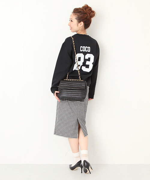 Ray BEAMS（レイビームス）の「LPD NEW YORK CITY×Ray BEAMS /  別注 "83 Coco" スウェット（スウェット・レディース・ブラック・ONE SIZE）」の10枚目の写真