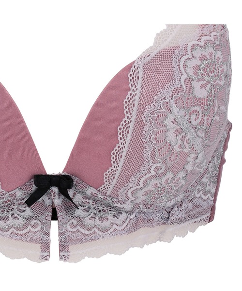 新品 トリンプ アモスタイル ホリデーコレクション夢みるブラDeep Vブラ&ショーツセット D80L レッド