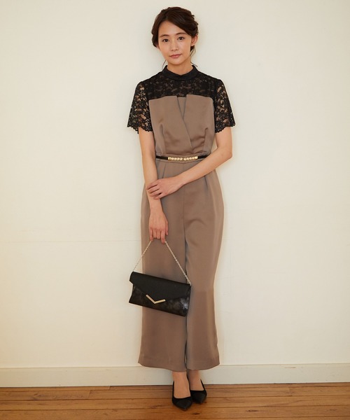 form forma（フォルムフォルマ）の「シャイニーレザーパーティーバッグ（クラッチバッグ・レディース・ブラック/ゴールド・FREE）」の8枚目の写真