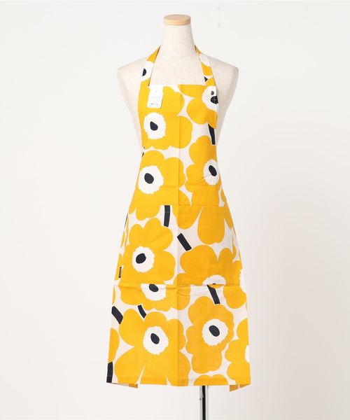 marimekko（マリメッコ）の「PIENI UNIKKO  / APRON（エプロン・レディース・ブラウン/イエロー/ネイビー/ワインレッド・FREE）」の3枚目の写真