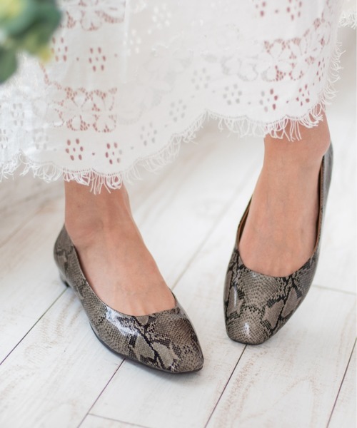 【セール】【晴雨兼用】スクエアトゥパンプス/2106（レインシューズ）｜neue diffusion（ノイエディフュージョン）