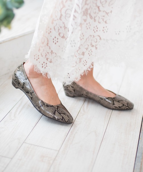 【晴雨兼用】スクエアトゥパンプス/2106