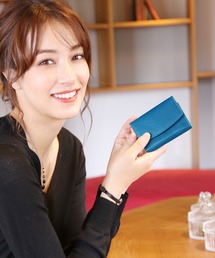 Mia Borsa（ミアボルサ）の「牛革レザー 三つ折りミニ財布（財布）」