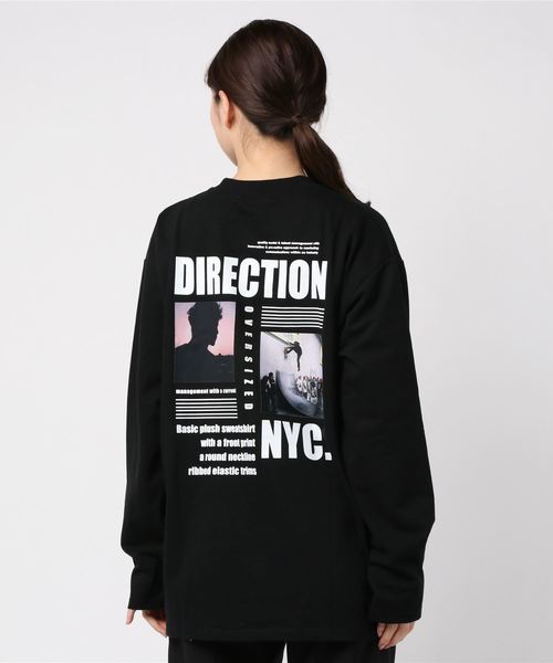 VIBGYOR Women(ヴィブジョー ウィメン)の「VIBGYOR Select/ビッグシルエットバックプリントロンTEE(RE)(Tシャツ/カットソー・レディース・ホワイト/ブラック・FREE)」の10枚目の写真