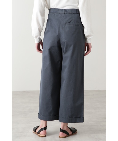 human woman(ヒューマンウーマン)の「コットンリネンタックパンツ(その他パンツ・レディース・ネイビー/ベージュ・SMALL/MEDIUM/LARGE)」の12枚目の写真
