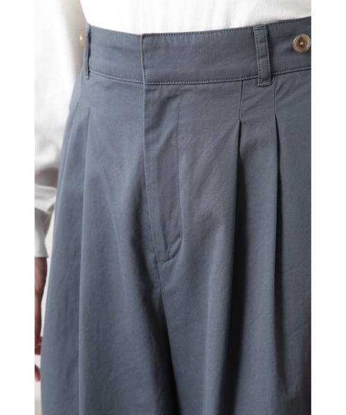 human woman(ヒューマンウーマン)の「コットンリネンタックパンツ(その他パンツ・レディース・ネイビー/ベージュ・SMALL/MEDIUM/LARGE)」の13枚目の写真