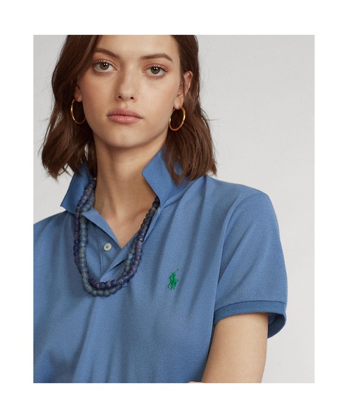 POLO RALPH LAUREN（ポロ ラルフ ローレン）の「アース ポロシャツ（ポロシャツ・レディース・ブルー・LARGE/MEDIUM/SMALL/X-LARGE/X-SMALL）」の6枚目の写真