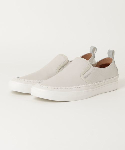 Clarks(クラークス)の「クラークス メンズ/Kessell Slip/スリッポンスニーカー(スニーカー・メンズ・ホワイト/タン・90/80/85/95/70/60/65/75)」の2枚目の写真