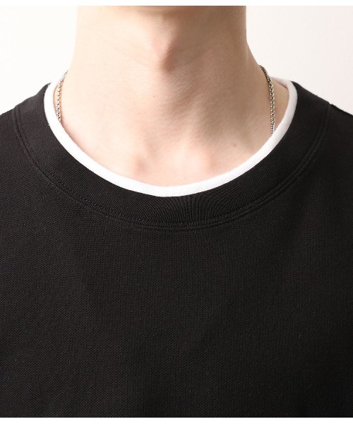 JUNRED（ジュンレッド）の「ベストフェイクレイヤードTシャツ（Tシャツ/カットソー・メンズ・ブラック/ベージュ/カーキ・LL/M/L）」の19枚目の写真