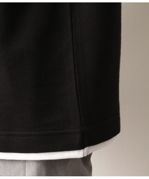 JUNRED（ジュンレッド）の「ベストフェイクレイヤードTシャツ（Tシャツ/カットソー・メンズ・ブラック/ベージュ/カーキ・LL/M/L）」の17枚目の写真