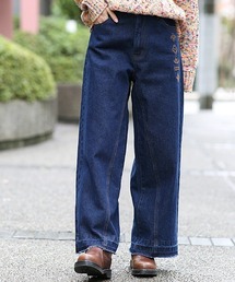 チチカカ | シンボル刺繍デニムパンツ(デニムパンツ)