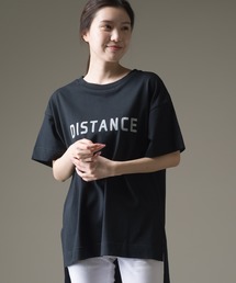 ファインコットン ロゴプリント半袖ビッグシルエットTシャツ