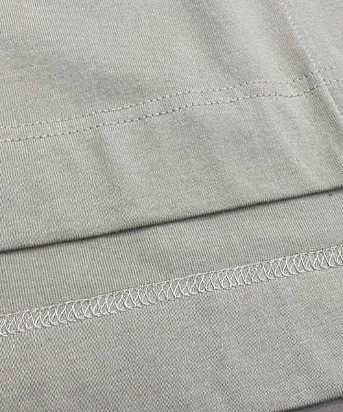 OMNES(オムネス)の「ファインコットン ロゴプリント半袖ビッグシルエットTシャツ(Tシャツ/カットソー・レディース・ホワイト系その他/ホワイト系その他2/ブラック系その他/ブラック系その他2/グリーン系その他/グリーン系その他2/ブルー系その他/ブルー系その他2・FREE)」の15枚目の写真