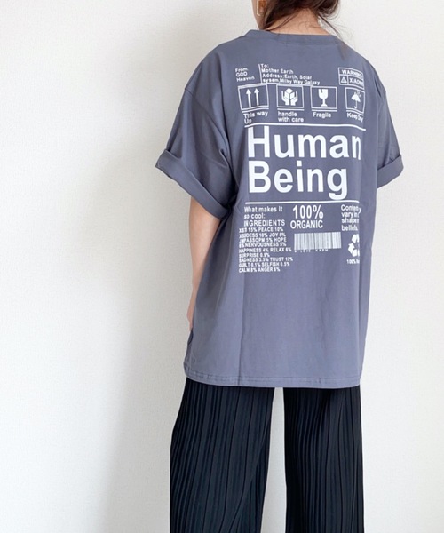 ap retro（アプレトロ）の「アソートバックプリントTEE【ZOZO限定アイテム】（Tシャツ/カットソー・レディース・ホワイト系その他/グレー系その他/ベージュ系その他/オフホワイト/ベージュ/ブラック/チャコールグレー/ブラック系その他・FREE）」の7枚目の写真