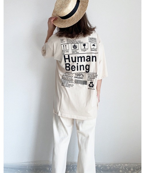 ap retro（アプレトロ）の「アソートバックプリントTEE【ZOZO限定アイテム】（Tシャツ/カットソー・レディース・ホワイト系その他/グレー系その他/ベージュ系その他/オフホワイト/ベージュ/ブラック/チャコールグレー/ブラック系その他・FREE）」の8枚目の写真