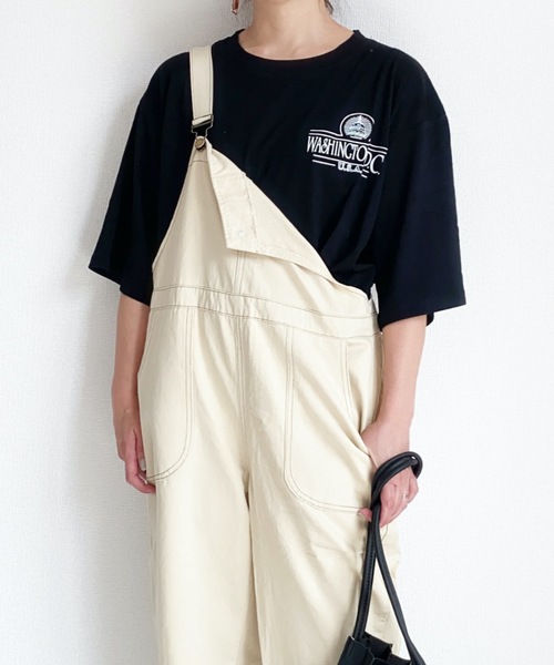 ap retro（アプレトロ）の「アソートバックプリントTEE【ZOZO限定アイテム】（Tシャツ/カットソー・レディース・ホワイト系その他/グレー系その他/ベージュ系その他/オフホワイト/ベージュ/ブラック/チャコールグレー/ブラック系その他・FREE）」の9枚目の写真