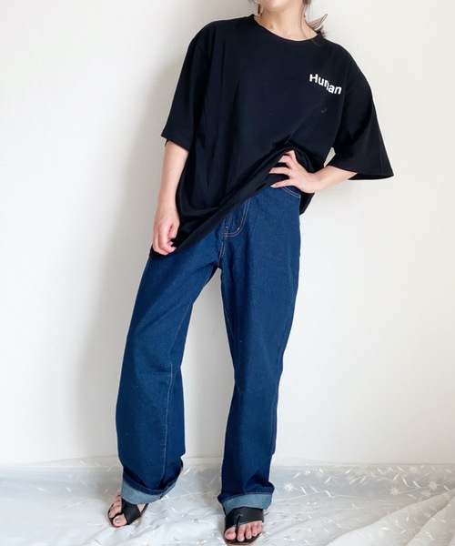 ap retro（アプレトロ）の「アソートバックプリントTEE【ZOZO限定アイテム】（Tシャツ/カットソー・レディース・ホワイト系その他/グレー系その他/ベージュ系その他/オフホワイト/ベージュ/ブラック/チャコールグレー/ブラック系その他・FREE）」の15枚目の写真