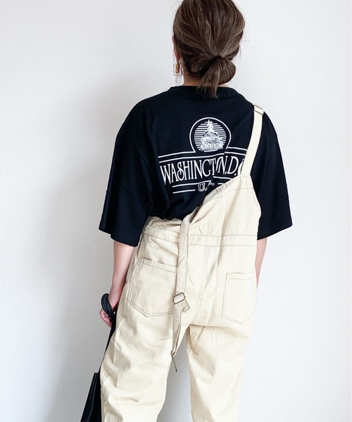 ap retro（アプレトロ）の「アソートバックプリントTEE【ZOZO限定アイテム】（Tシャツ/カットソー・レディース・ホワイト系その他/グレー系その他/ベージュ系その他/オフホワイト/ベージュ/ブラック/チャコールグレー/ブラック系その他・FREE）」の17枚目の写真