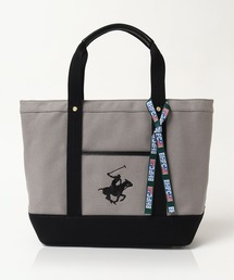 【BEVERLY HILLS POLO CLUB/ビバリーヒルズポロクラブ】キャンバストートバッグL