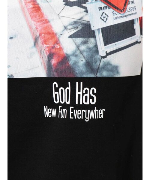 GYDA（ジェイダ）の「GOD HAS PHOTOハイネックプルオーバー（Tシャツ/カットソー・レディース・ブラック/ベージュ/グリーン・FREE）」の22枚目の写真