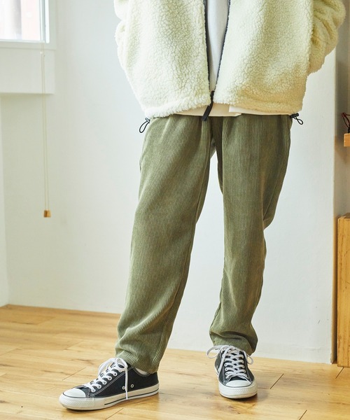 WEGO（ウィゴー）の「WEGO/【セットアップ対応商品】コーデュロイシェフパンツ（スラックス・メンズ・ブラック/アイボリー/ブルー/ベージュ/カーキ/ダークブラウン/パープル系その他/サックスブルー/ライトパープル/オフホワイト・LARGE/SMALL/MEDIUM）」の7枚目の写真