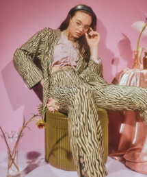 WC | WC/【セットアップ対応商品】ゼブラ柄パンツ(スラックス)