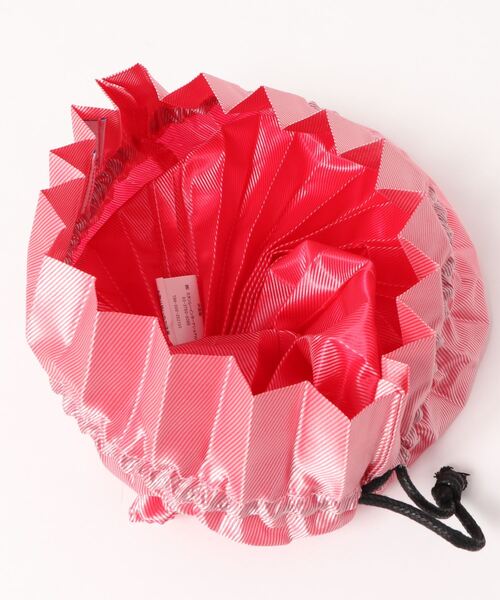 おしゃれスタ(オシャレスタ)の「PLEATS DRAW BAG(ST)(エコバッグ/サブバッグ・レディース・ブラック/ベージュ/ブラウン/オレンジ/ブルー/グリーン/ピンク・FREE)」の11枚目の写真