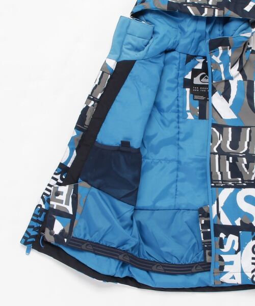Quiksilver（クイックシルバー）の「MISSION PRINTED YOUT/ クイックシルバー キッズ スキー スノーボード ジャケット スノーウェア（その他アウター・キッズ・オレンジ/ブラック/ブルー・140/150/130）」の5枚目の写真