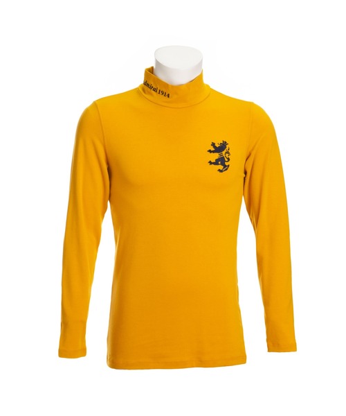 Admiral Golf（アドミラル　ゴルフ）の「[アドミラル ゴルフ] メンズ スエード ハイネックシャツ　 （Tシャツ/カットソー・メンズ・ホワイト/チャコールグレー/ブラック/カーキ/マスタード/バーガンディー/ネイビー・LL/M/L/XL）」の19枚目の写真