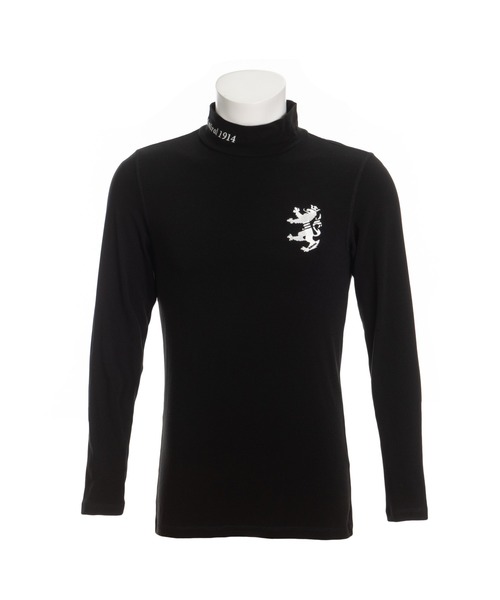 Admiral Golf（アドミラル　ゴルフ）の「[アドミラル ゴルフ] メンズ スエード ハイネックシャツ　 （Tシャツ/カットソー・メンズ・ホワイト/チャコールグレー/ブラック/カーキ/マスタード/バーガンディー/ネイビー・LL/M/L/XL）」の11枚目の写真