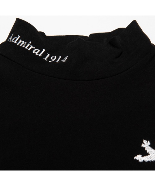 Admiral Golf（アドミラル　ゴルフ）の「[アドミラル ゴルフ] メンズ スエード ハイネックシャツ　 （Tシャツ/カットソー・メンズ・ホワイト/チャコールグレー/ブラック/カーキ/マスタード/バーガンディー/ネイビー・LL/M/L/XL）」の14枚目の写真