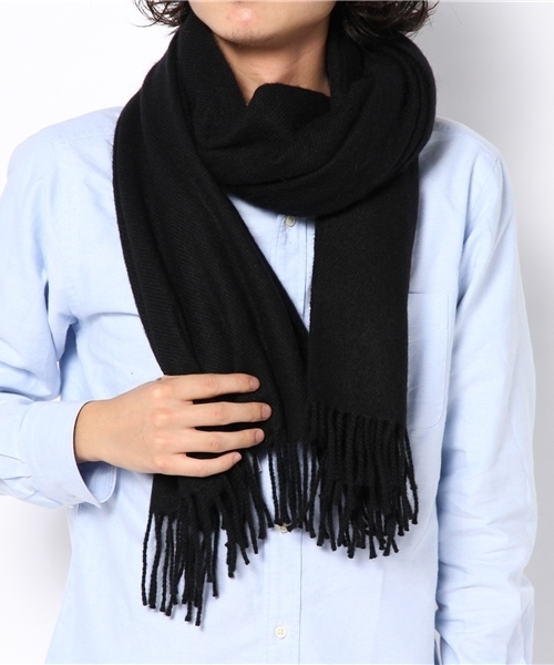 BEAUTY&YOUTH UNITED ARROWS（ビューティーアンドユースユナイテッドアローズ）の「BY アルパカ ストール 14fw（ストール/ショール・メンズ・ブラック/ブラウン・フリー）」の6枚目の写真