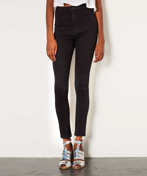 TOPSHOP(トップショップ)の「MOTO BLACK JONI JEANS/MOTO ブラックジョニージーンズ(デニムパンツ・レディース・ブラック・W28xL30/W25xL30/W30xL30)」の13枚目の写真