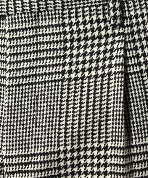 EDIFICE（エディフィス）の「◇【MENS NONNO1月号掲載】BRITISH CHECK 1タックワイドテーパードPパンツ（スラックス・メンズ・ブラック系その他/グリーン系その他/ブルー系その他・48/44/46/42）」の7枚目の写真