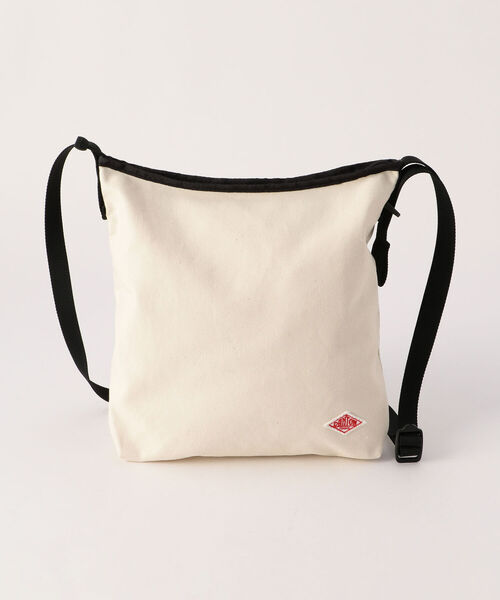 DANTON(ダントン)の「【DANTON/ダントン】コットンキャンバス縦型サコッシュ #JD-7299NNQ(ショルダーバッグ・メンズ・チャコールグレー/ブラック/ベージュ/オリーブ/サックスブルー/キナリ・FREE)」の2枚目の写真