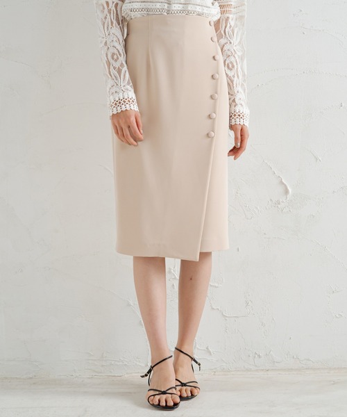 LOUNGEDRESS（ラウンジドレス）の「ボタンタイトスカート