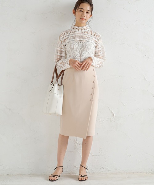 LOUNGEDRESS（ラウンジドレス）の「ボタンタイトスカート